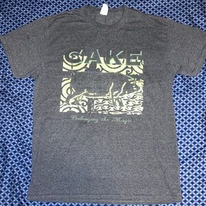 Charcoal Gray Cake Prolonging the Magic Band Tee Shirt Medium